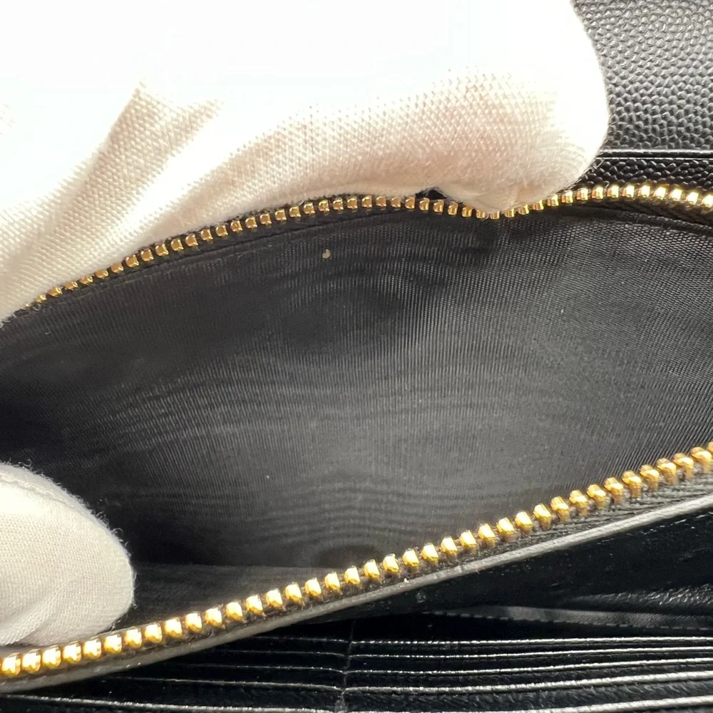 Saint Laurent Black Leather Cassandra Bag with Gold Chain w/ Dust Bag and Box - Picture 8 of 15